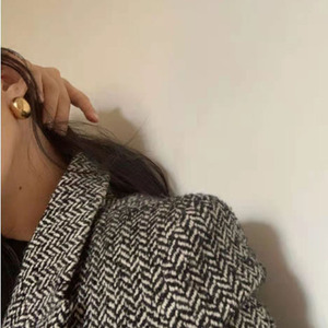 JOOLIM Jewelry PVD Gold Plated Hollow <strong>Chunky</strong> Stainless Steel Hoop <strong>Earring</strong> for Women - Product Image 6