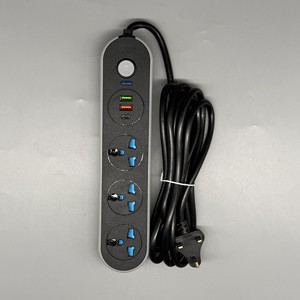 <span class=keywords><strong>Regleta</strong></span> de Enchufes Universal de Alta Calidad con Protección de Seguridad, 2 Puertos USB y 1 Puerto Tipo-C para Carga, con Interruptor - Product Image 2