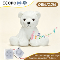 Boneka Plushie OEM ODM Custom dengan Rekaman Suara, Kotak Suara yang Dapat Dilepas, dan Dapat Bernyanyi