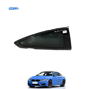 กระจกข้างรถยนต์ทรงสามเหลี่ยมสีดำเงาสูงสำหรับ BMW M4 F82 ปี 2014-2020 อะไหล่แท้หมายเลข 51377433345 - Product Image 1