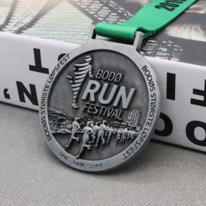 Medalla Deportiva de Aleación de Zinc 3D en Plata Antigua Personalizada de Fábrica, Producción Rápida, Entrega Inmediata - Product Image 5