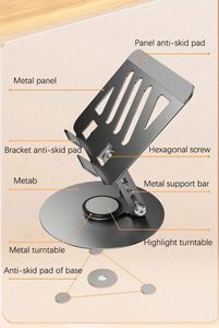 Best Selling 360-Degree Adjustable Desktop Cooling <b>Stand</b> Holder Pad Universal for Laptop & Notebook Durable Metal Material - Product Image 4