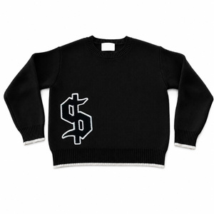 Custom <strong>Men</strong> Knit <strong>Sweater</strong> Embroidery Pullover Knitwear Hiver <strong>Crew</strong> <strong>Neck</strong> Jacquard Jumper Cotton Pulls Pour Hommes Sueter for <strong>Men</strong> - Product Image 1