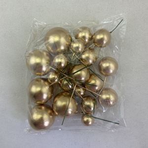 Boules décoratives en mousse pour gâteaux, boules de fête, boules à paillettes - Product Image 3