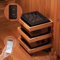 Sauna tradicional al aire libre 4-8 personas Ceder Sauna de madera Tienda de sauna al aire libre de alto rendimiento al aire libre