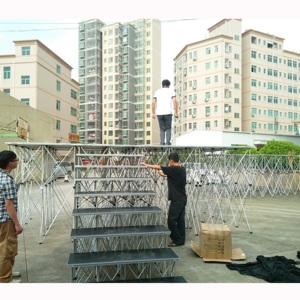 <b>Aluminum</b> lighting flexible stage riser portable banquet stage system - Product Image 2
