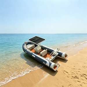 Bateau pneumatique semi-rigide portable en aluminium 540 avec quille gonflable haute pression pour tender <span class=keywords><strong>de</strong></span> yacht et sorties <span class=keywords><strong>de</strong></span> <span class=keywords><strong>plage</strong></span> – Vente directe usine - Product Image 2