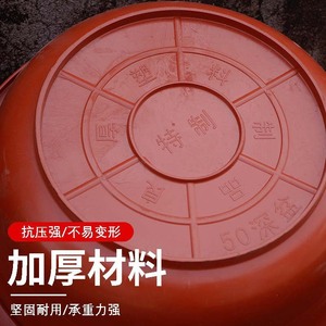 <b>Large</b> Plastic Basin Thickened Red For Home Wash Bathtub Laundry Vegetable Washing Adult Child Use - Product Image 4
