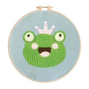 Kit de démarrage pour la broderie au poinçon, ensemble de travaux manuels DIY pour adultes et enfants - Product Image 4