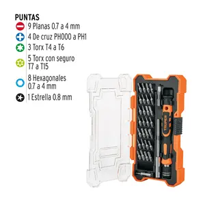 Juego de Destornilladores de Precisión BOX 3 con 30 Puntas y Extensión, TRUPER - Product Image 3