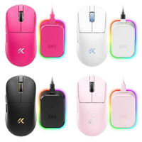 Mchose A7 V3 PRO/Ultra Tri Mode Wireless Gaming Mouse 54g Cangkang Paduan Magnesium Ringan PAW3950Ti 42000DPI 8K Polling Rate