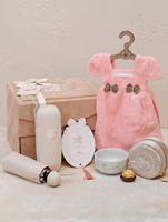 Boîte cadeau personnalisée en velours suédé pour bébé, boîte à monnaie, coffret de rangement pour cadeaux, baby shower, bijoux d'enfant, boîte à souvenirs pour la pleine lune