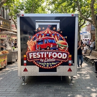 Camion de pizza mobile, remorque alimentaire, camionnette à café, camion de restauration BBQ, remorque à pizza, camionnette de cuisine, nouveau camion de crème glacée