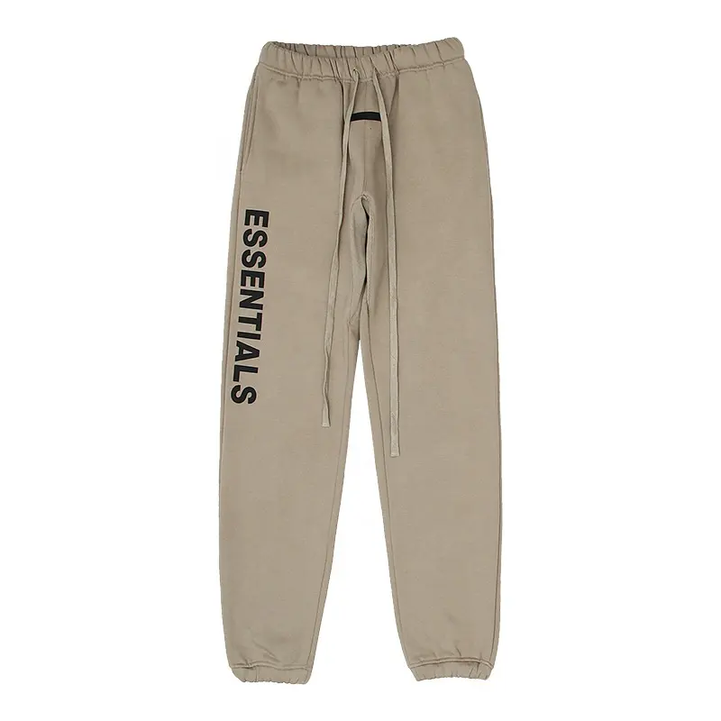 Oversized Essentials Unisex Cotton Jogging Pants 1:1 Rubber Letter High Street Sweatpants Hip Hop Loose Cargo Sports Shorts