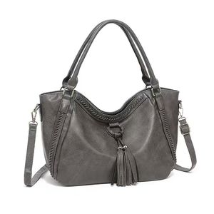 Venta al por mayor de bolsos de mano de cuero vegano de moda para mujer cadenas de hombro suaves decoración informal con estilo - Product Image 2