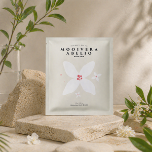 Masque en tissu respirant Mooivera Abelio RB40 en Tencel pour hydratation profonde et apaisement des peaux sensibles – Soin coréen OEM - Product Image 1