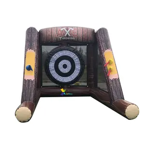 Kunden spezifisches Karnevals spiel Single Toss Target Infla table Axe Throwing Game für Kinder und Erwachsene