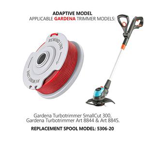 Lawn Mower Parts Grass trimmer thread spool line Spool 1.6mm/30FT 15306-20 suitable for Gardena SmallCut 300 Art 8844 & Art 8845 - Product Image 6