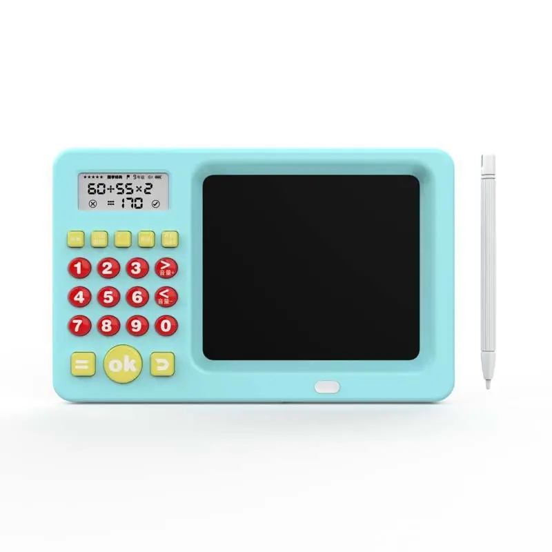 Nouvel arrivage machine de formation en calcul oral pour enfants avec planche d'écriture 2 en 1 jouets éducatifs allemand italien russe