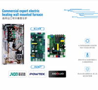 Calentador Eléctrico de Pared Combi 30-85 grados, Calefacción por Suelo Radiante Europea para Uso Industrial Vertical, Agua Caliente Nueva