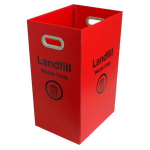 2021 China factory Waterproof Collapsible Corrugated Plastic Recycling rubbish Bins