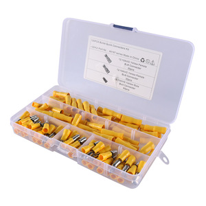 120Pcs Yellow Bullet Connectors 12-10AWG Male Female Quick Disconnect <b>Terminal</b> Kit For Automotive Wiring - Product Image 5