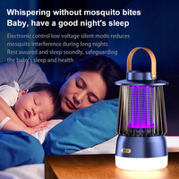 Lampe anti-moustiques avec technologie intelligente de CO2, nouvelle lampe anti-moustiques LED écologique, rechargeable, à intensité variable, portable pour la maison