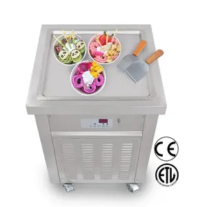 Kolice CE ETL fry ice cream machine/fried ice cream machine/rolled ice cream machine