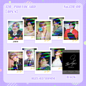 Tarjeta fotográfica de alta definición BT con SUGA, JIMIN, JIN, V, JHOPE y RM, tarjeta de álbum de productos de celebridades, tarjeta de felicitación. - Product Image 3