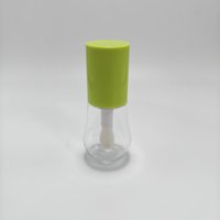 Tube vide transparent pour brillant à lèvres, 15 ml, en ABS, avec grande brosse, directement de l'usine, accepte logo et couleur personnalisés