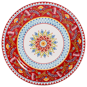 <strong>Creative</strong> Ceramic Dinner <strong>Plates</strong> Central Asian Style Dishwasher Safe for <strong>Serving</strong> Steaks Pancakes Other Foods Restaurants Family - Product Image 1