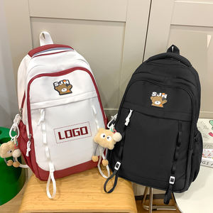 Mochila de estudiante universitario informal de gran capacidad transfronteriza, mochila de viaje, mochila escolar para adolescentes, fábrica al por mayor, logotipo personalizado - Product Image 3