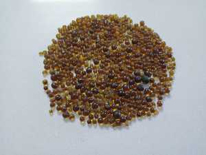 Superbes perles de verre cristal bleu cobalt rondes polies à la machine Graviers de décoration nature en vrac - Product Image 5