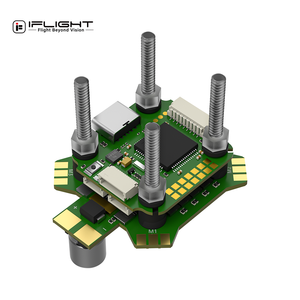Ifflight F7ขนาดเล็ก + E55ขนาดเล็ก4-in-1 ESC กอง STM32F722บิน55A 2-6S DShot150/300/600ควบคุมการบินโลหะ - Product Image 2