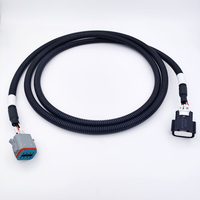 Harnais de câblage personnalisé OEM, câble de transmission de signal à gaine tressée pour machines industrielles, robots, drones, systèmes de communication