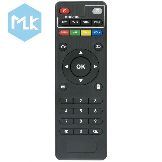 MLK Replacement TV Box Remote Control Fit for M-XQ H96 M8N T9 X96 Smart TV Box