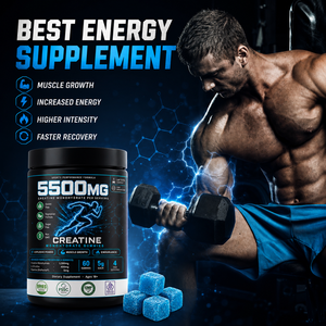 Gummies de créatine monohydrate <span class=keywords><strong>extra</strong></span> forte 5500 mg BioPerine pour la récupération musculaire après <span class=keywords><strong>l</strong></span>'entraînement, sans sucre, végétaliennes, sans OGM, halal - Product Image 2