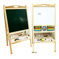 Nouveauté : Tableau de dessin en bois effaçable double face, bloc-notes d'écriture, tableau blanc pour enfants, jouet de dessin pour enfants