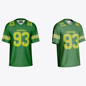 ロングラスティングアメリカンフットボールジャージタックルツイルアメリカンフットボールユニフォームファンのための刺繍入りアメリカンフットボールウェア
