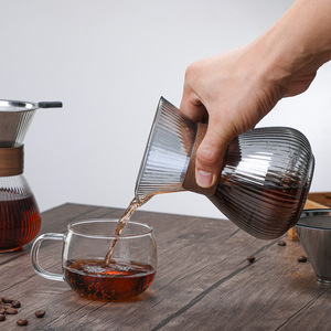 Set di Tazze per Caffè e Tè in Vetro Artigianale, Design Mediorientale, Set con Filtro per Uso Domestico Jiangsu - Product Image 3