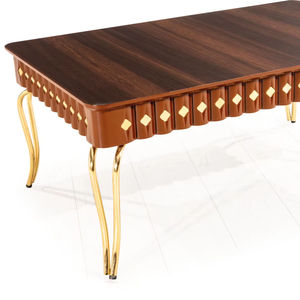 Table basse moderne en MDF et métal Rosse, durable, facile à assembler, meubles de salon, Turquie - Product Image 1