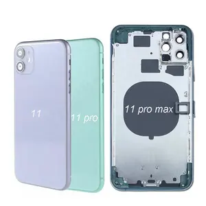 Mobile Phone Back Housing Battery Cover For iphone 11/11 Pro/11 Pro Max XI body Full Middle Frame Assembly Custom Part With Logo