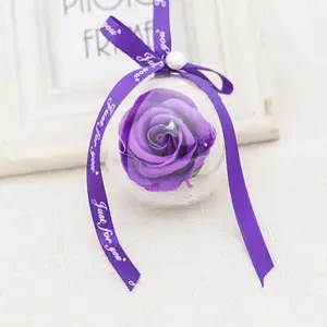 Wholesale Valentine's Day gift Mother's Day gift immortality plastic shell rose soap flower ball