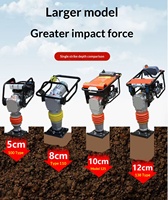 Compacteurs vibrants et compacteurs d'impact routier TOPMAI, petits, à essence et diesel, 3 kW, pour la construction de chaussées