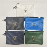 Petit sac de golf de valeur avec logo personnalisé extrêmement durable Pochette d'accessoires de golf Sac en cuir
