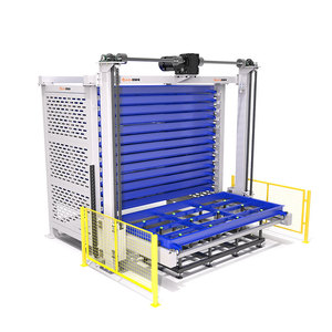 지능형 시트 선반 중량물 보관 선반 자동 플레이트 보관 시스템 PLC 제어 창고 - Product Image 1