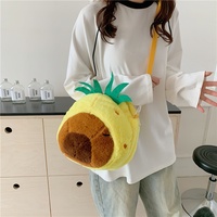 Sac à dos en peluche créatif en forme de dauphin mignon, sac à dos de dessin animé pour enfants, vente chaude
