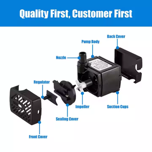 Freesea Bac à douche silencieux DC USB <span class=keywords><strong>Pompe</strong></span> submersible DC5V Chat Pet Machine à boire Humidificateur hydroponique Machine <span class=keywords><strong>Pompe</strong></span> à eau solaire - Product Image 6