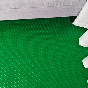 Rollo de suelo de PVC Industrial de 2,0mm, placa de acero, suelo de <span class=keywords><strong>vinilo</strong></span> ignífugo antideslizante reforzado para Taller/almacén de vehículos de fábrica - Product Image 5