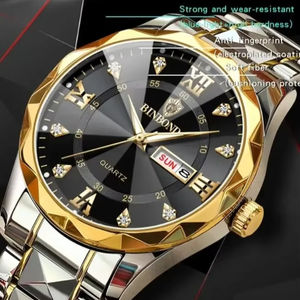 Reloj de Pulsera para Hombre BINBOND 2521Trend, Diseño Elegante y Moderno, Multicolor, Relojes de Cuarzo para Hombre, Correa de Acero Inoxidable para Negocios - Product Image 4